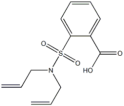 2-[(diallylamino)sulfonyl]benzoic acid 구조식 이미지
