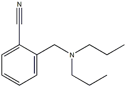 2-[(dipropylamino)methyl]benzonitrile 구조식 이미지