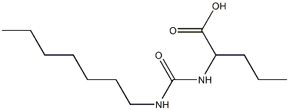 2-[(heptylcarbamoyl)amino]pentanoic acid 구조식 이미지