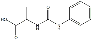 2-[(phenylcarbamoyl)amino]propanoic acid Structure