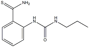 2-[(propylcarbamoyl)amino]benzene-1-carbothioamide Structure