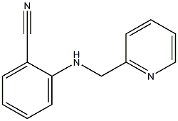 2-[(pyridin-2-ylmethyl)amino]benzonitrile Structure