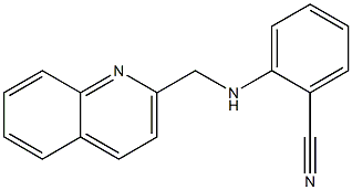2-[(quinolin-2-ylmethyl)amino]benzonitrile 구조식 이미지