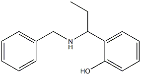 2-[1-(benzylamino)propyl]phenol 구조식 이미지