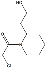 2-[1-(chloroacetyl)piperidin-2-yl]ethanol 구조식 이미지