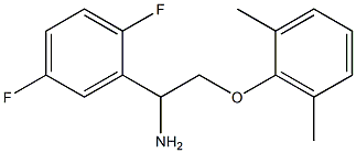 2-[1-amino-2-(2,6-dimethylphenoxy)ethyl]-1,4-difluorobenzene 구조식 이미지