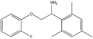 2-[1-amino-2-(2-fluorophenoxy)ethyl]-1,3,5-trimethylbenzene 구조식 이미지