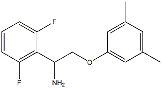 2-[1-amino-2-(3,5-dimethylphenoxy)ethyl]-1,3-difluorobenzene 구조식 이미지