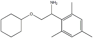 2-[1-amino-2-(cyclohexyloxy)ethyl]-1,3,5-trimethylbenzene Structure