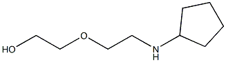 2-[2-(cyclopentylamino)ethoxy]ethan-1-ol 구조식 이미지