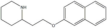 2-[2-(naphthalen-2-yloxy)ethyl]piperidine Structure