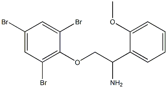 2-[2-amino-2-(2-methoxyphenyl)ethoxy]-1,3,5-tribromobenzene Structure