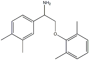 2-[2-amino-2-(3,4-dimethylphenyl)ethoxy]-1,3-dimethylbenzene 구조식 이미지