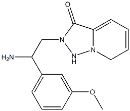 2-[2-amino-2-(3-methoxyphenyl)ethyl]-2H,3H-[1,2,4]triazolo[3,4-a]pyridin-3-one 구조식 이미지