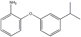 2-[3-(propan-2-yl)phenoxy]aniline Structure