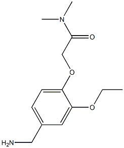 2-[4-(aminomethyl)-2-ethoxyphenoxy]-N,N-dimethylacetamide Structure