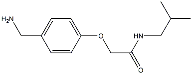 2-[4-(aminomethyl)phenoxy]-N-isobutylacetamide Structure