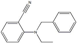 2-[benzyl(ethyl)amino]benzonitrile Structure