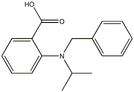 2-[benzyl(propan-2-yl)amino]benzoic acid 구조식 이미지