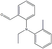 2-[ethyl(2-methylphenyl)amino]benzaldehyde Structure