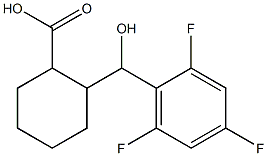 2-[hydroxy(2,4,6-trifluorophenyl)methyl]cyclohexane-1-carboxylic acid 구조식 이미지