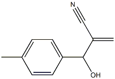 2-[hydroxy(4-methylphenyl)methyl]prop-2-enenitrile Structure