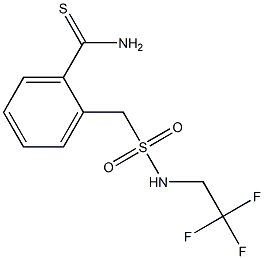 2-{[(2,2,2-trifluoroethyl)sulfamoyl]methyl}benzene-1-carbothioamide Structure