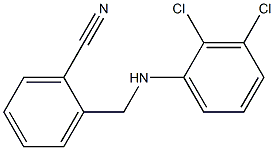 2-{[(2,3-dichlorophenyl)amino]methyl}benzonitrile Structure