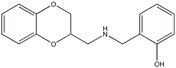 2-{[(2,3-dihydro-1,4-benzodioxin-2-ylmethyl)amino]methyl}phenol Structure