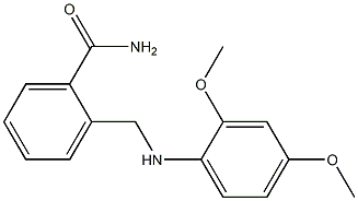 2-{[(2,4-dimethoxyphenyl)amino]methyl}benzamide Structure