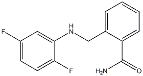 2-{[(2,5-difluorophenyl)amino]methyl}benzamide Structure