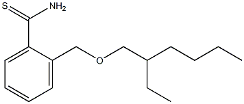 2-{[(2-ethylhexyl)oxy]methyl}benzene-1-carbothioamide 구조식 이미지