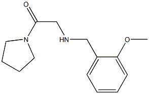 2-{[(2-methoxyphenyl)methyl]amino}-1-(pyrrolidin-1-yl)ethan-1-one 구조식 이미지