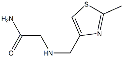 2-{[(2-methyl-1,3-thiazol-4-yl)methyl]amino}acetamide Structure