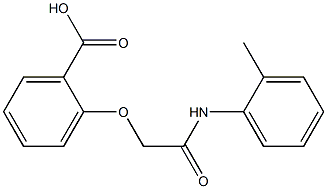 2-{[(2-methylphenyl)carbamoyl]methoxy}benzoic acid Structure