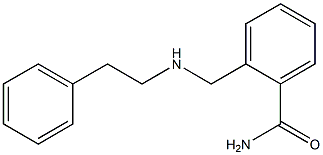 2-{[(2-phenylethyl)amino]methyl}benzamide Structure