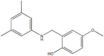 2-{[(3,5-dimethylphenyl)amino]methyl}-4-methoxyphenol 구조식 이미지