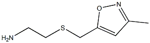 2-{[(3-methyl-1,2-oxazol-5-yl)methyl]sulfanyl}ethan-1-amine 구조식 이미지