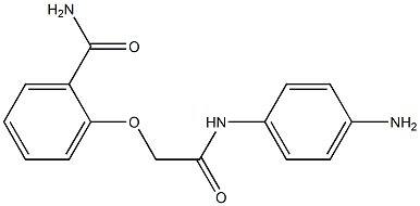 2-{[(4-aminophenyl)carbamoyl]methoxy}benzamide Structure