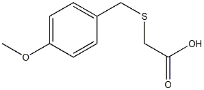 2-{[(4-methoxyphenyl)methyl]sulfanyl}acetic acid 구조식 이미지