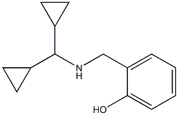 2-{[(dicyclopropylmethyl)amino]methyl}phenol 구조식 이미지