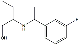 2-{[1-(3-fluorophenyl)ethyl]amino}butan-1-ol Structure