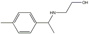 2-{[1-(4-methylphenyl)ethyl]amino}ethan-1-ol 구조식 이미지