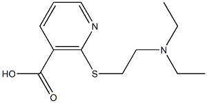 2-{[2-(diethylamino)ethyl]thio}nicotinic acid Structure