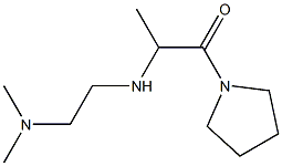 2-{[2-(dimethylamino)ethyl]amino}-1-(pyrrolidin-1-yl)propan-1-one 구조식 이미지