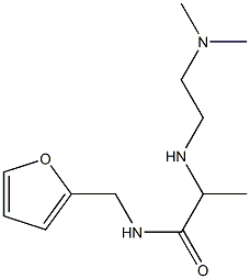 2-{[2-(dimethylamino)ethyl]amino}-N-(furan-2-ylmethyl)propanamide Structure