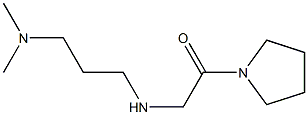 2-{[3-(dimethylamino)propyl]amino}-1-(pyrrolidin-1-yl)ethan-1-one Structure