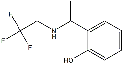 2-{1-[(2,2,2-trifluoroethyl)amino]ethyl}phenol Structure