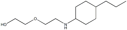 2-{2-[(4-propylcyclohexyl)amino]ethoxy}ethan-1-ol 구조식 이미지