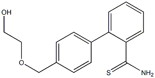 2-{4-[(2-hydroxyethoxy)methyl]phenyl}benzene-1-carbothioamide Structure